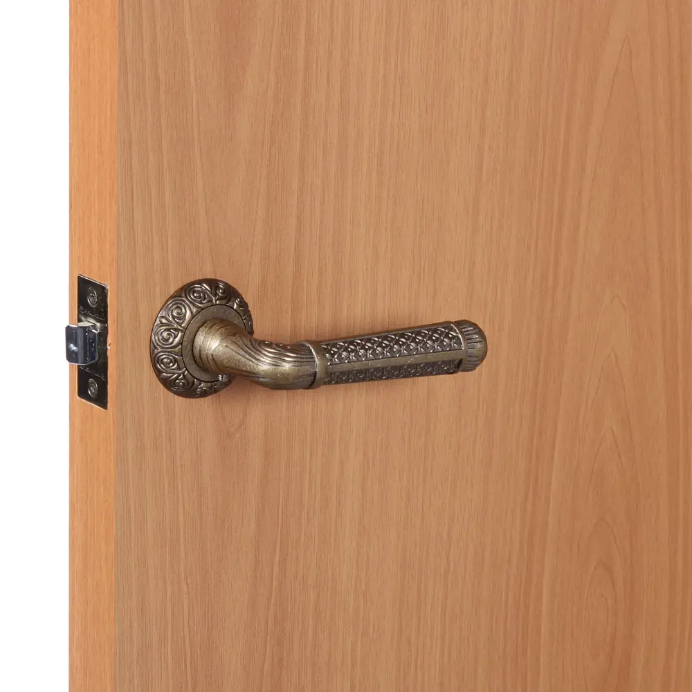 Ручки дверные на розетке EDS-74-20, цвет состаренная бронза EDSON STLM-2198746 - Вид №5