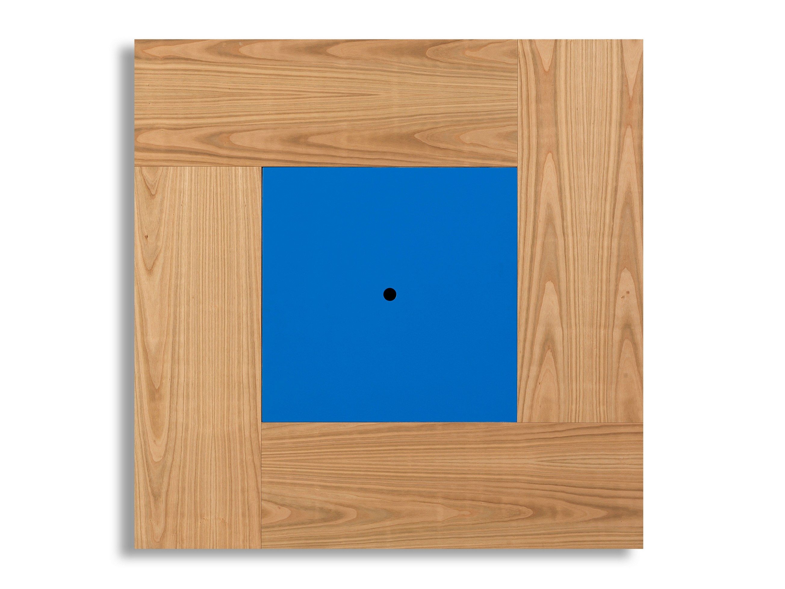 Низкий квадратный вишневый журнальный столик с журнальной стойкой Morelato современный ARCH-00110762 - Вид №1