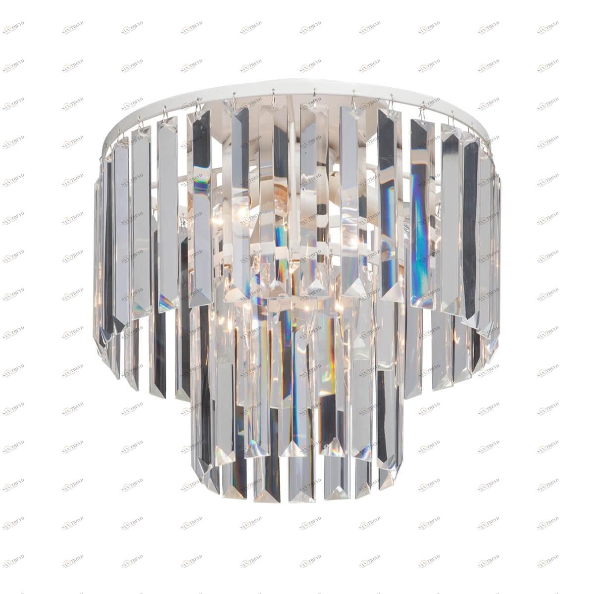 Потолочная люстра Vitaluce V5210-0/4PL VITALUCE ДИЗАЙНЕРСКИЕ 328301 Белый;прозрачный 