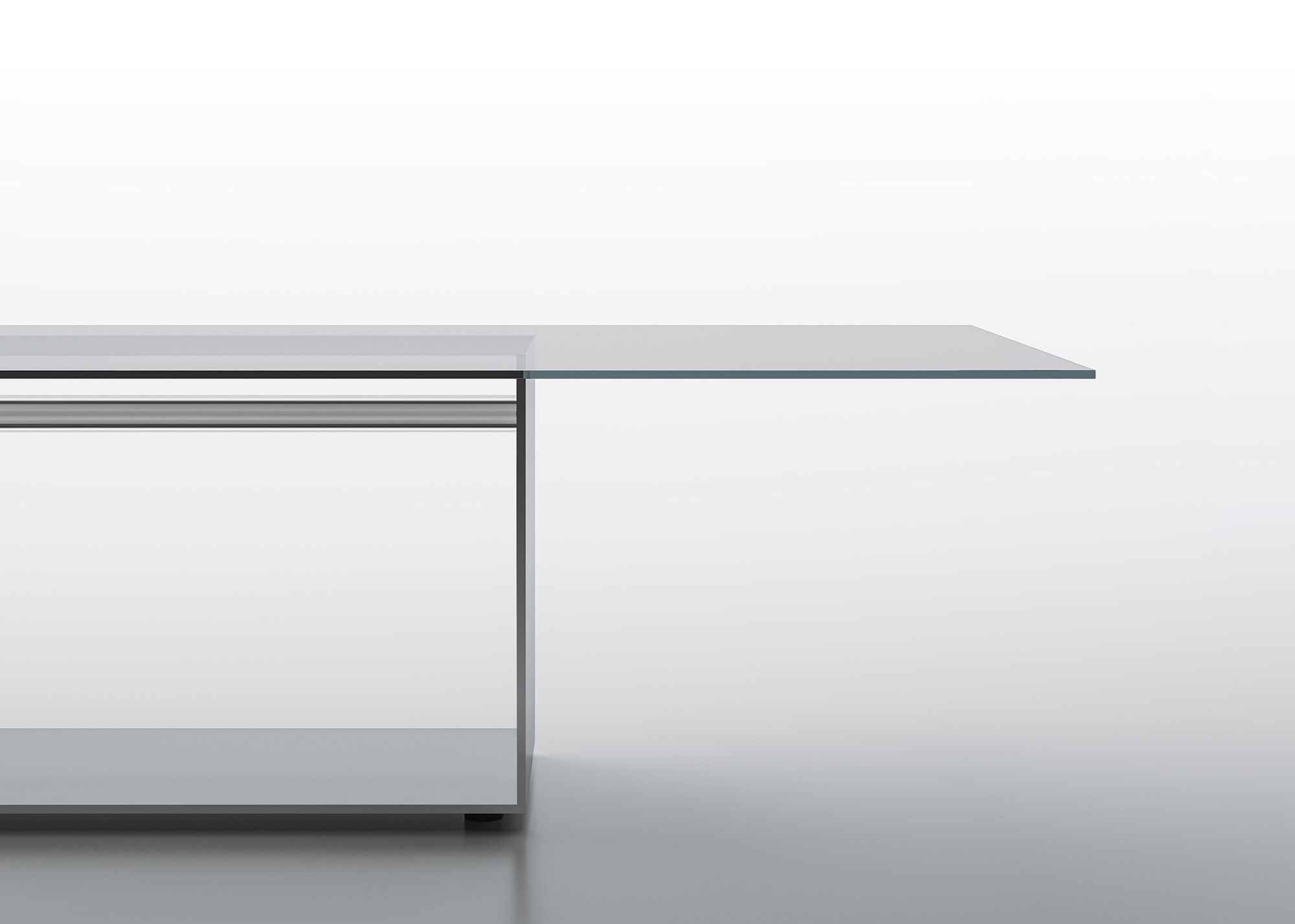 Прямоугольный стол из нержавеющей стали и стекла ACERBIS GLIMM ARCH-00072272 - Вид №4