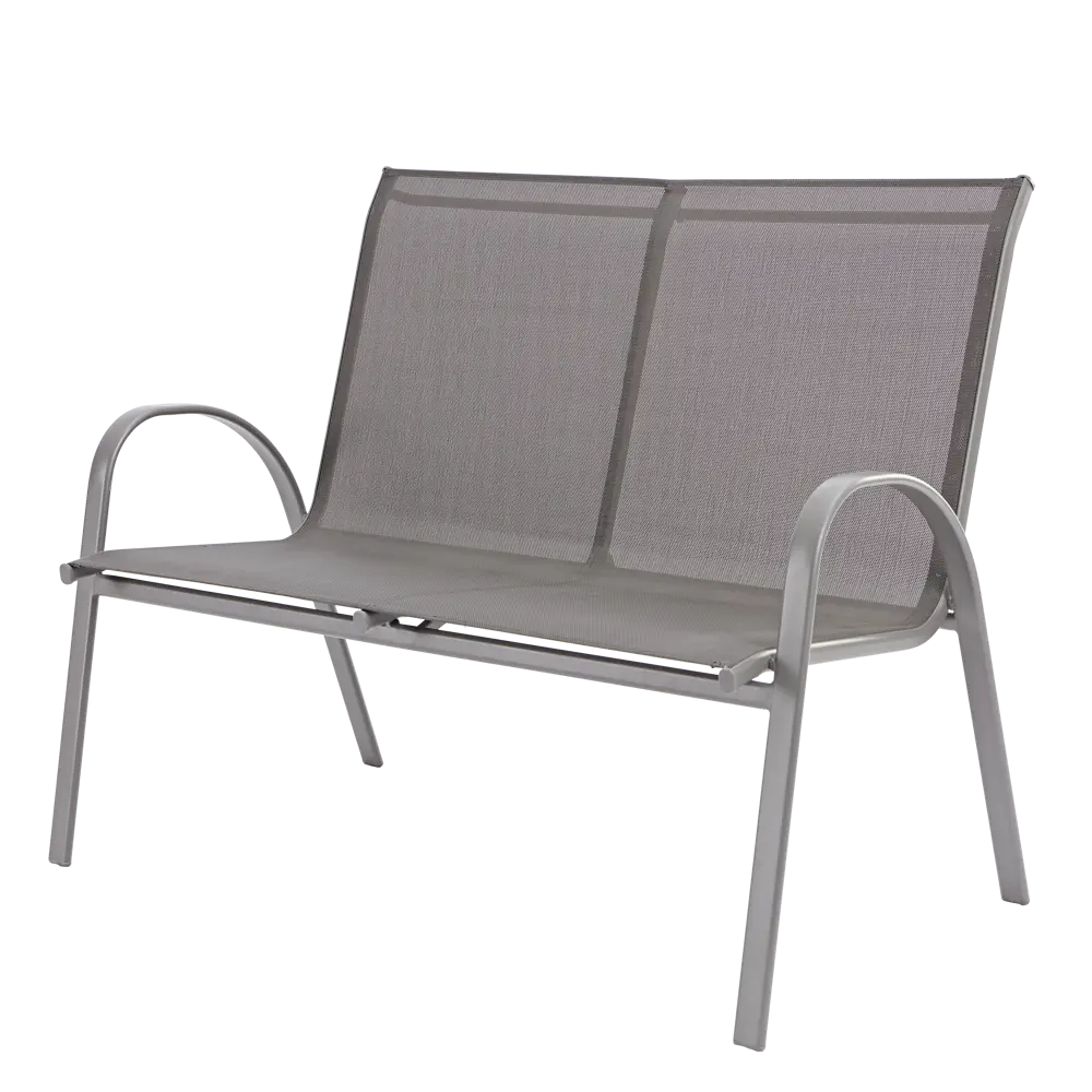 Скамья садовая Alma 113x69x91 см сталь тёмно-серый Santreyd STLM-2016807 - Вид №1