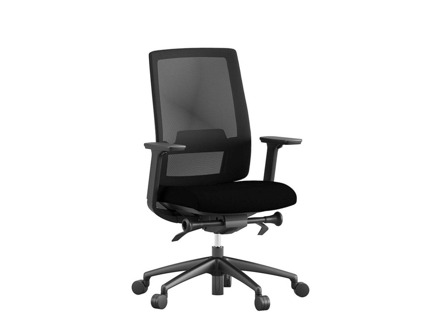 Эргономичный тканевый офисный стул с подлокотниками с 5 спицами Ersa RISUS ARCH-00049926