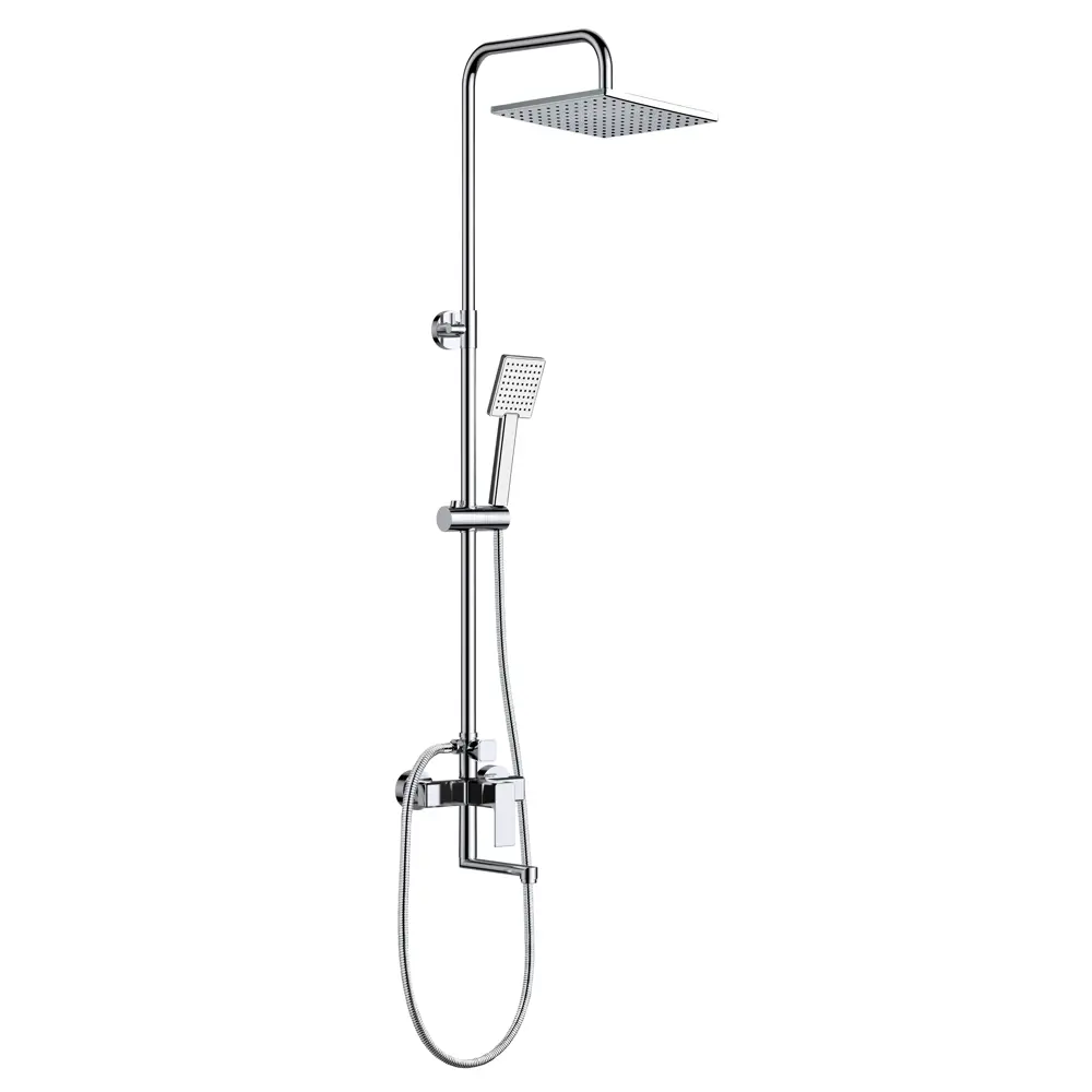 Душевая система ESKO Annecy с тропическим душем и регулируемой штангой 89359320 STLM-0994307