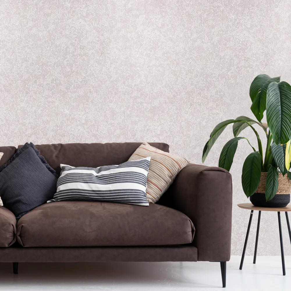 VILIA Айсберг: Флизелиновые обои с текстурой льда в глубоком коричневом тоне 87738748 STLM-0075501 - Вид №3