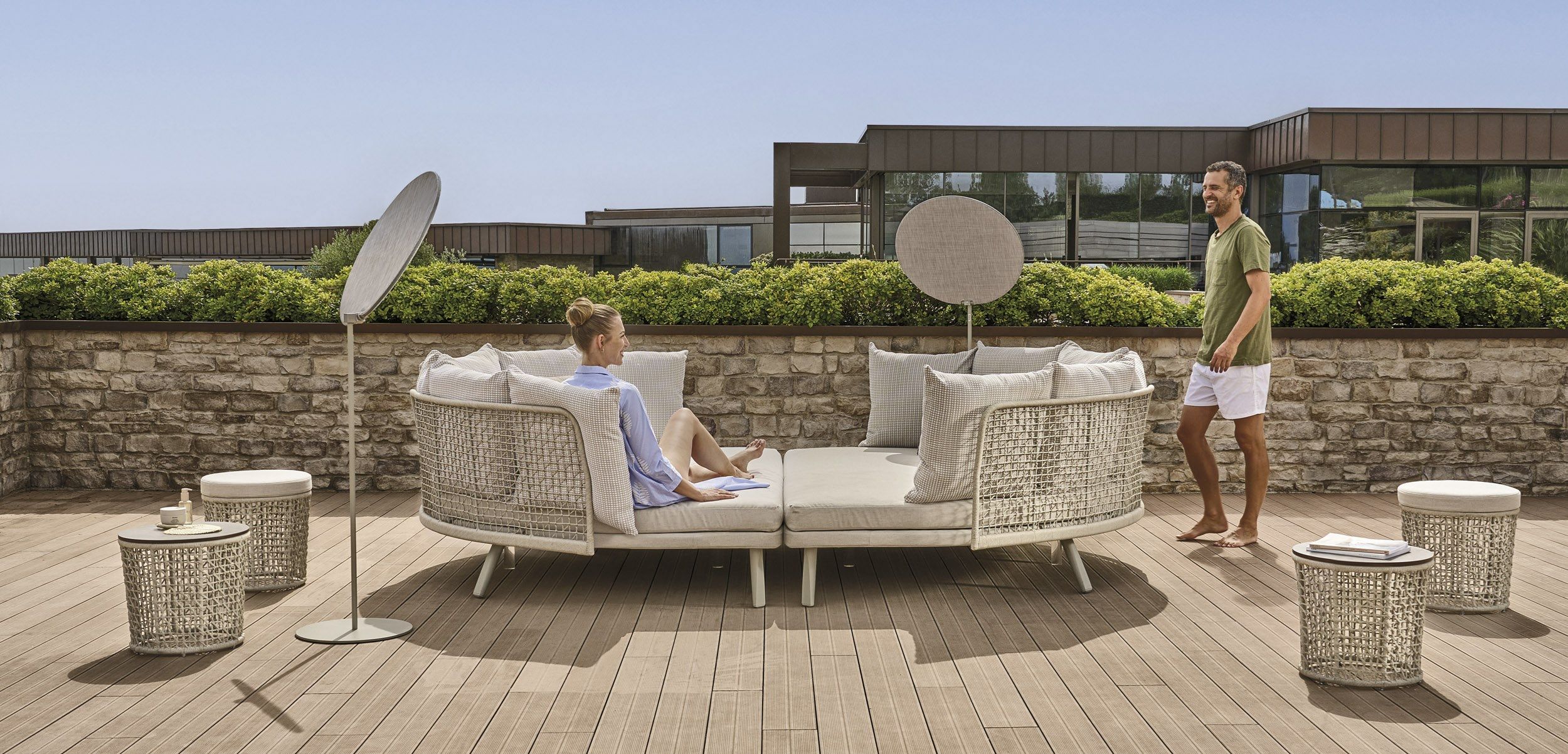 Садовая кровать из синтетического волокна Varaschin Эмма ARCH-00123018 - Вид №3