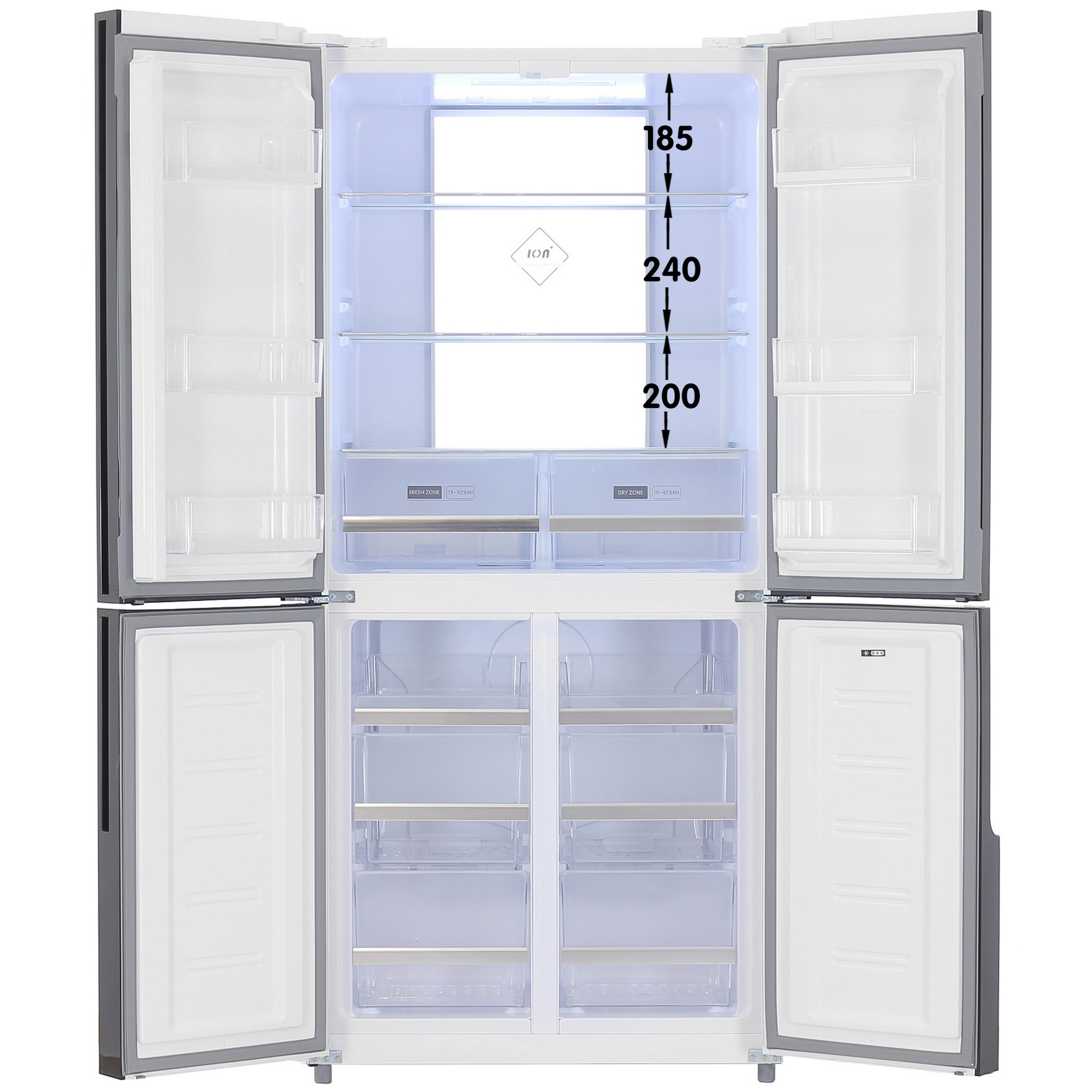5426536 Холодильник многодверный   DEXP MCr4-43AKA белый STDN-0150198 - Вид №1