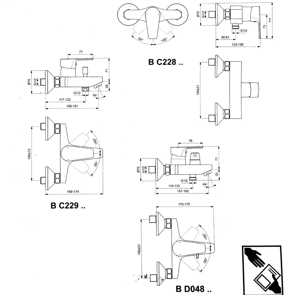 Смеситель для ванны Ideal Standard Esla однорычажный цвет хром STLM-2152682 - Вид №4