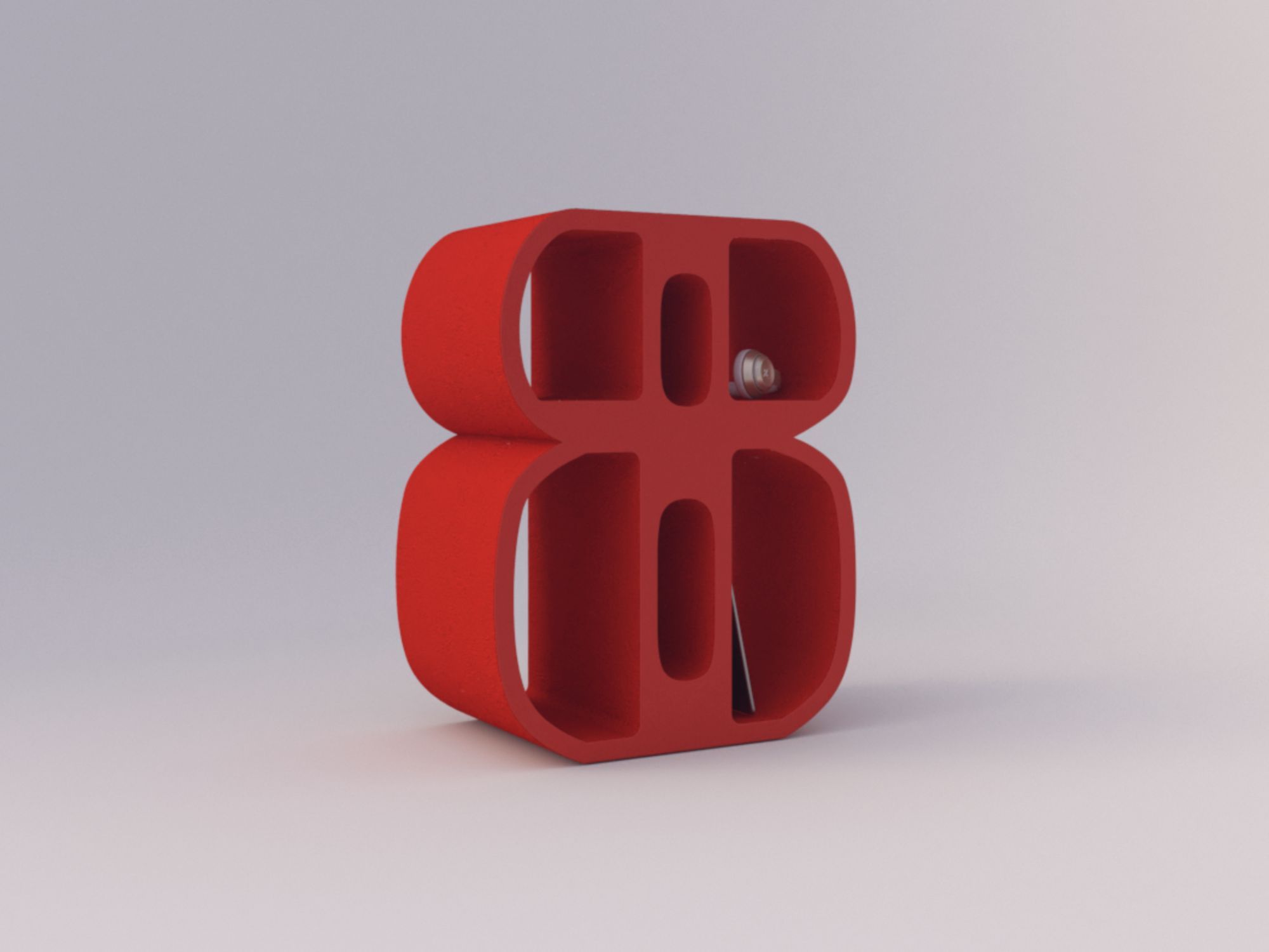 Мебель контейнеры в бетонной конструкции Voltan 555 ARCH-00065661 - Вид №60