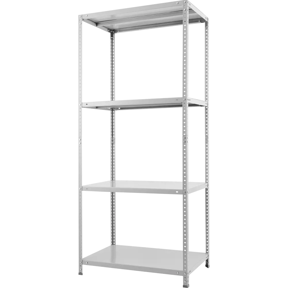 ПРАКТИК Металлический стеллаж для гаража 4 полки 180x80 см 82260135 STLM-0023458 - Вид №1