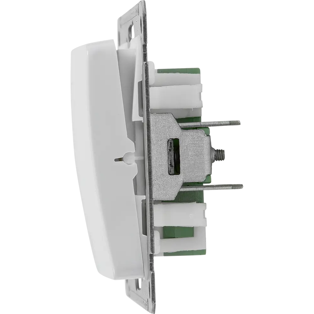 Выключатель встраиваемый Hegel Мастер 1 клавиша цвет белый STLM-2170463 - Вид №3