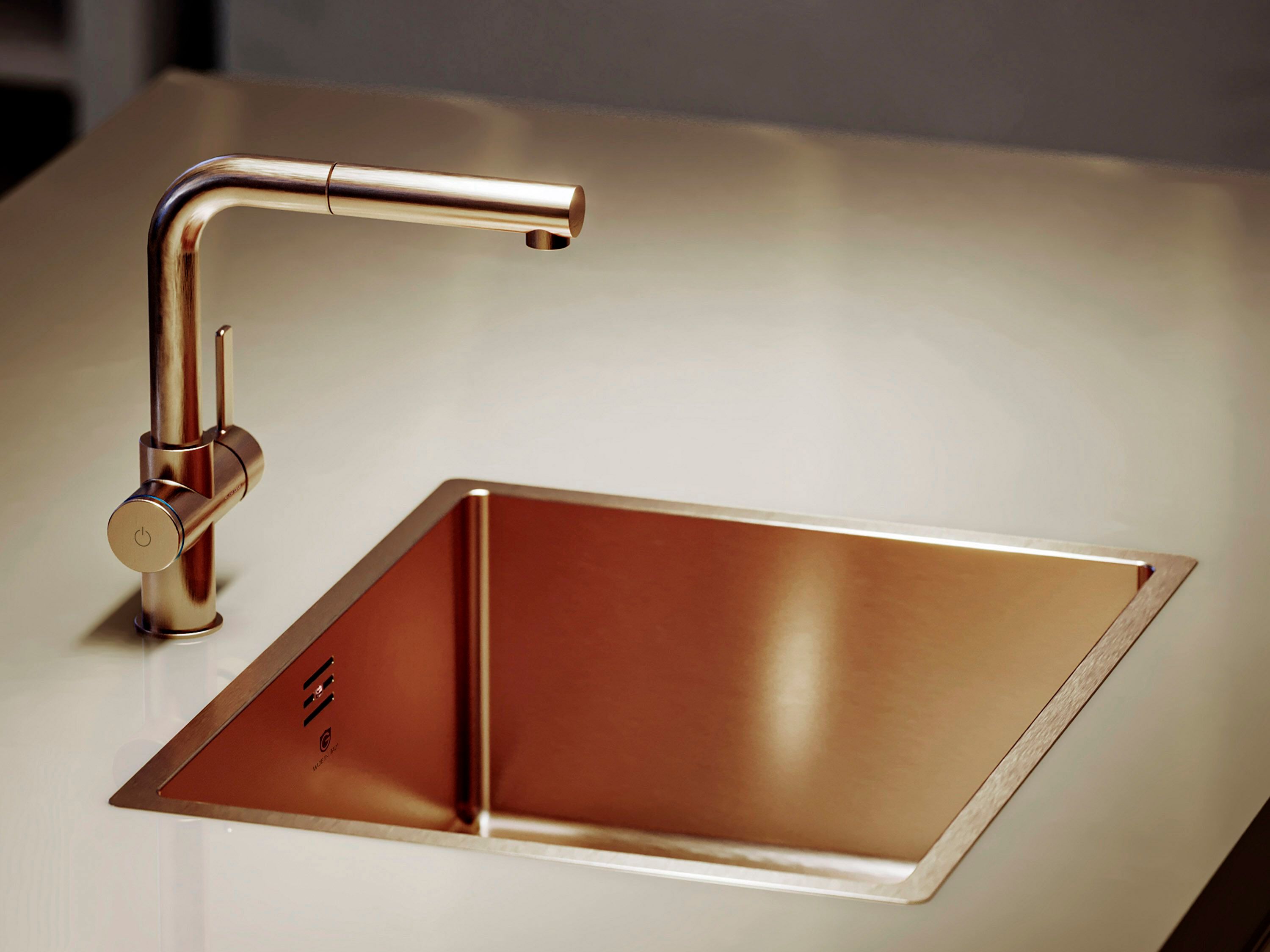 Однорычажный смеситель для кухни с выдвижным ручным душем GUGLIELMI RUBINETTERIE Smartap ARCH-00055609 - Вид №5