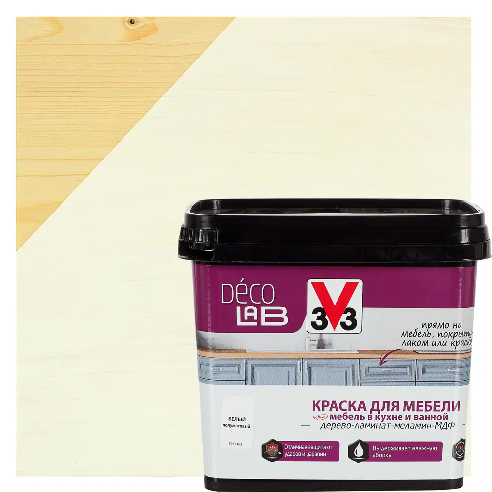 Краска для мебели V33 Decolab цвет белый 0.75 л STLM-2143624