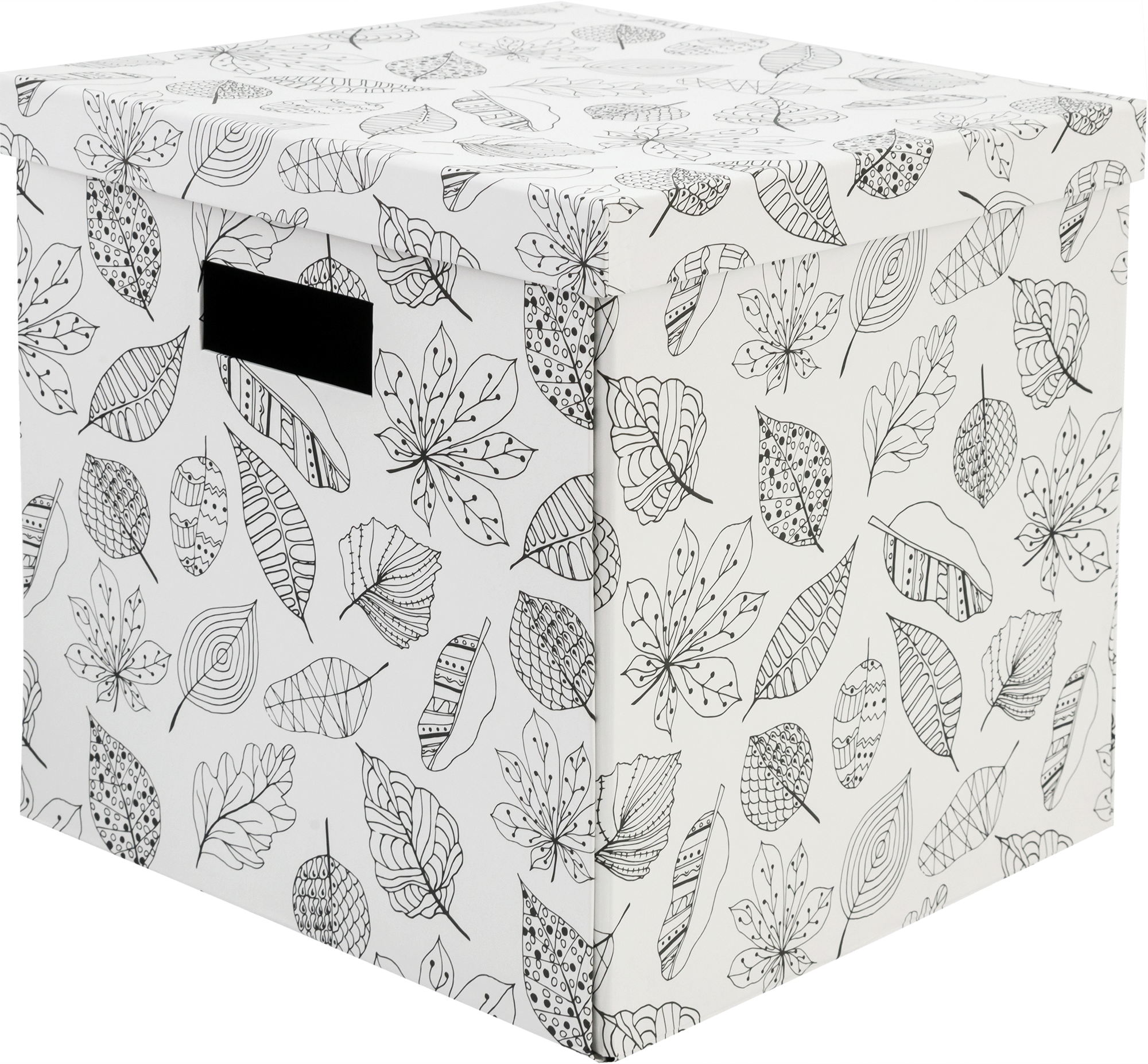82861125 Коробка складная 31x31x30 см картон цвет белый STLM-0037297 STORIDEA