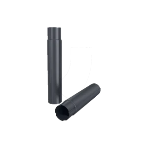 Труба круглая Ø90 2000 мм темно-серая