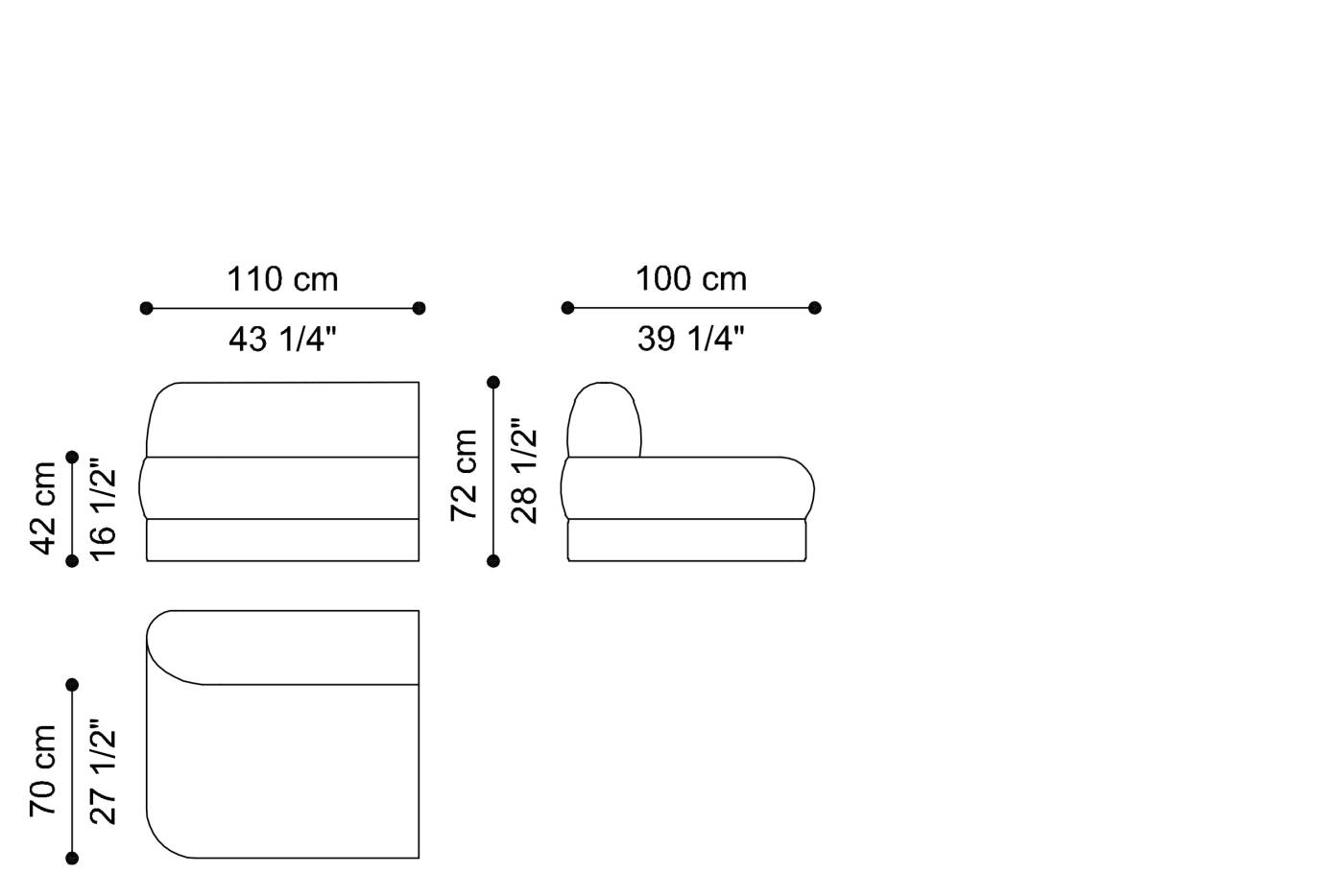 Диван из нубука Gianfranco Ferré Home ALEXANDER 2.0 ARCH-00052063 - Вид №10