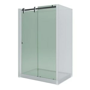 Душевая дверь Aquanet Gamma 140-12 L, прозрачное стекло
