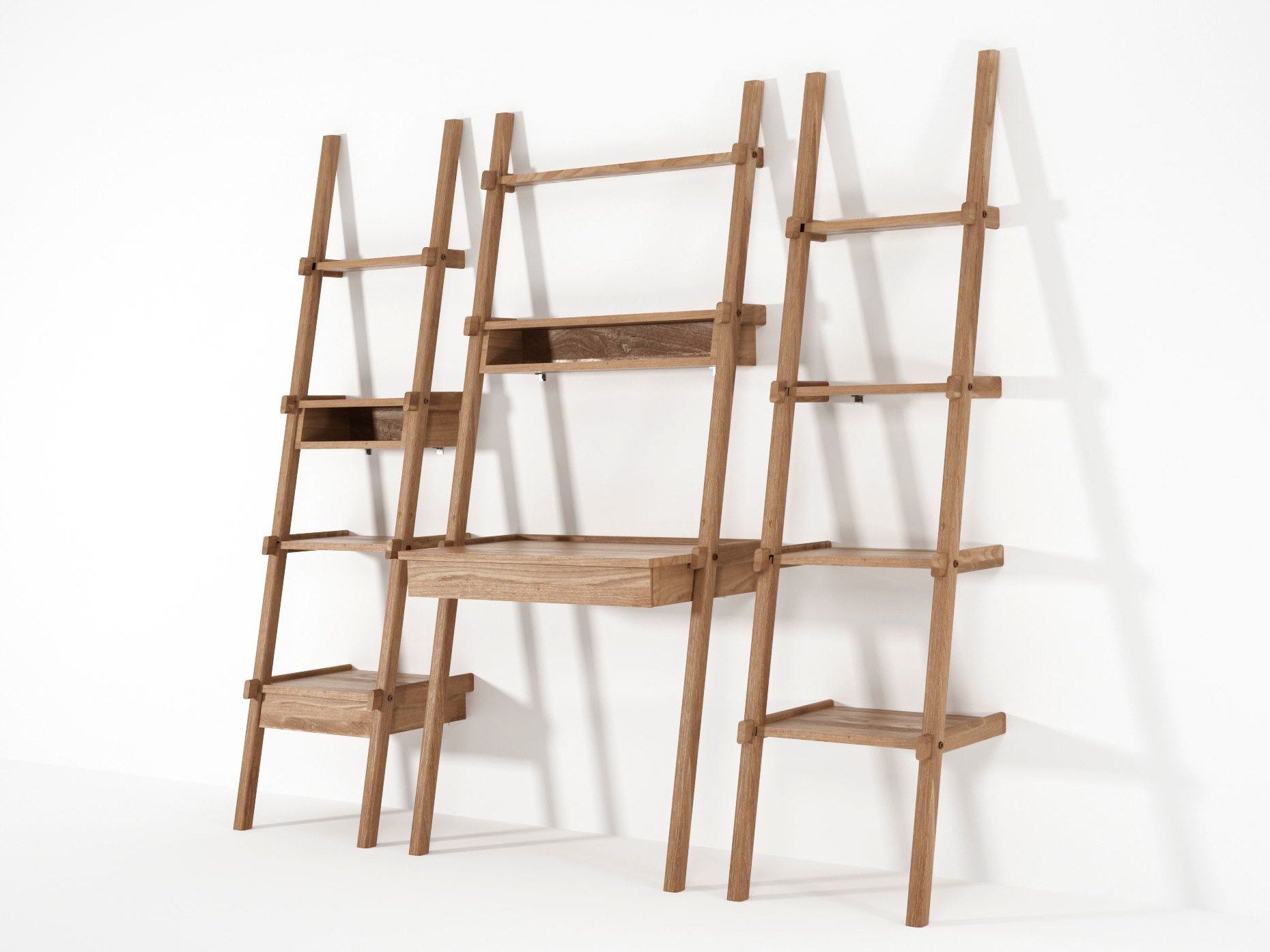 Подвесной письменный стол из массива дерева KARPENTER Simplycity ARCH-00029424 - Вид №7