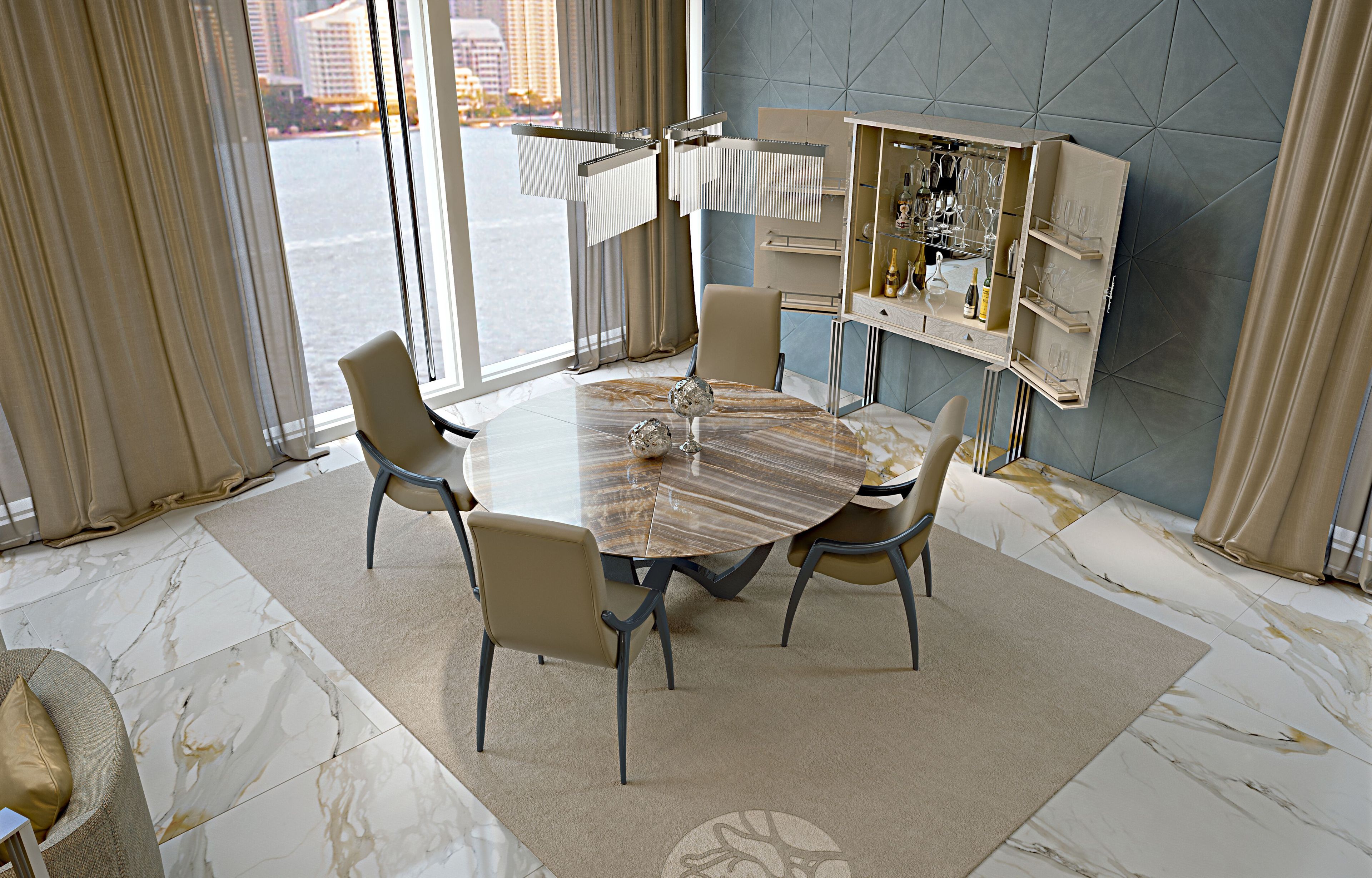 Деревянный барный шкаф Bizzotto Italia Symphony – Infinity ARCH-00124400 - Вид №6