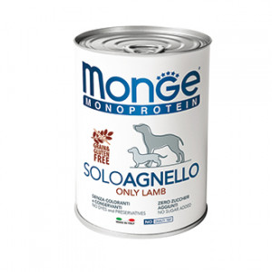 ПР0031331 Корм для собак Monoproteico Fruits паштет ягненок конс. 400г Monge