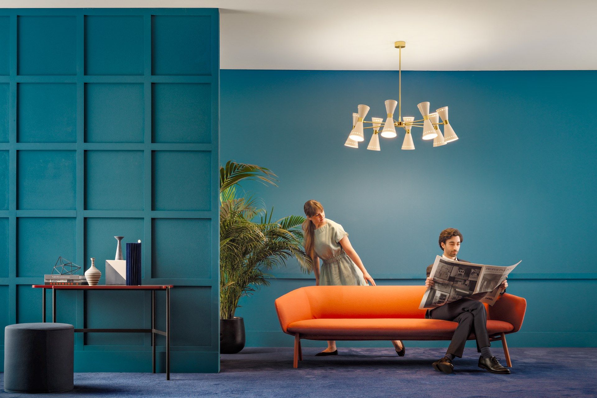 Регулируемый металлический подвесной светильник Stilnovo Megafono ARCH-00073576 - Вид №1