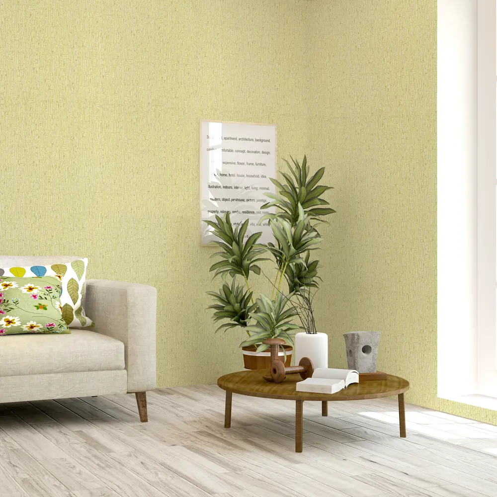 Обои флизелиновые Inspire Luka зелёные 1.06 м 3209-77 STLM-2131071 - Вид №3