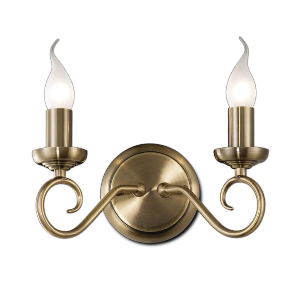 Бра Sandia 2xE14x60 Вт, цвет бронза Santreyd STLM-2052498