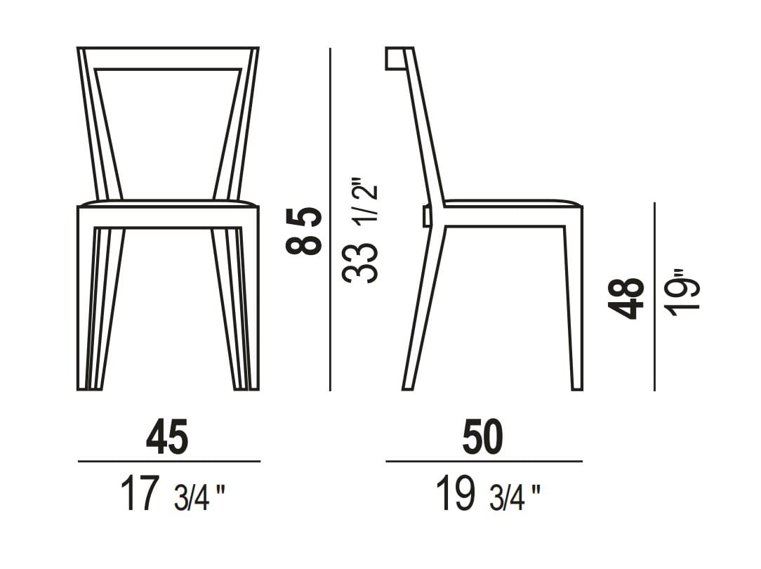 Стул из бука с мягким сиденьем BBB PONTI 940 ARCH-00015777 - Вид №6
