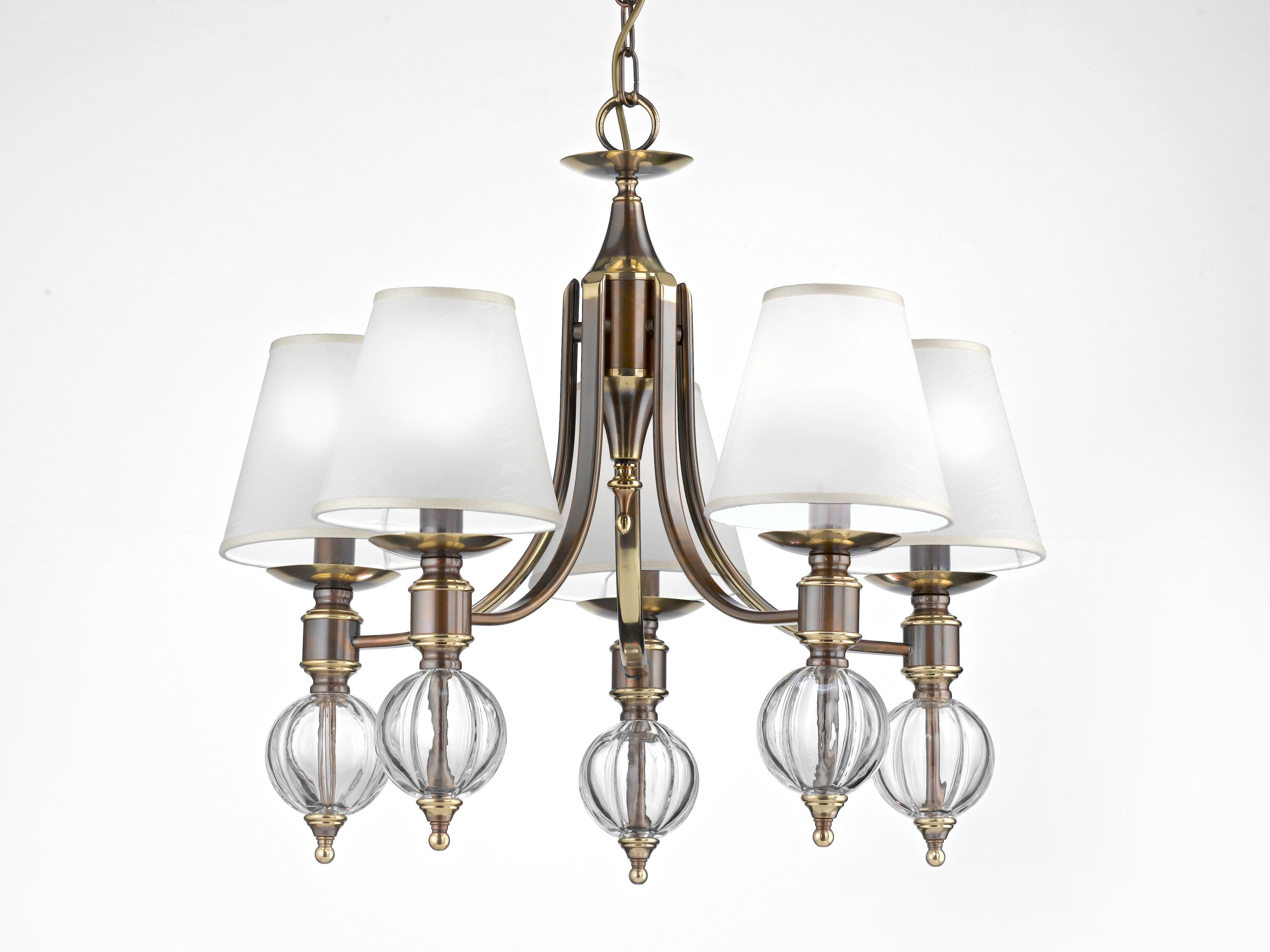 Подвесной светильник из латуни и стекла Cremasco Illuminazione 7332/3L ARCH-00141296 - Вид №2