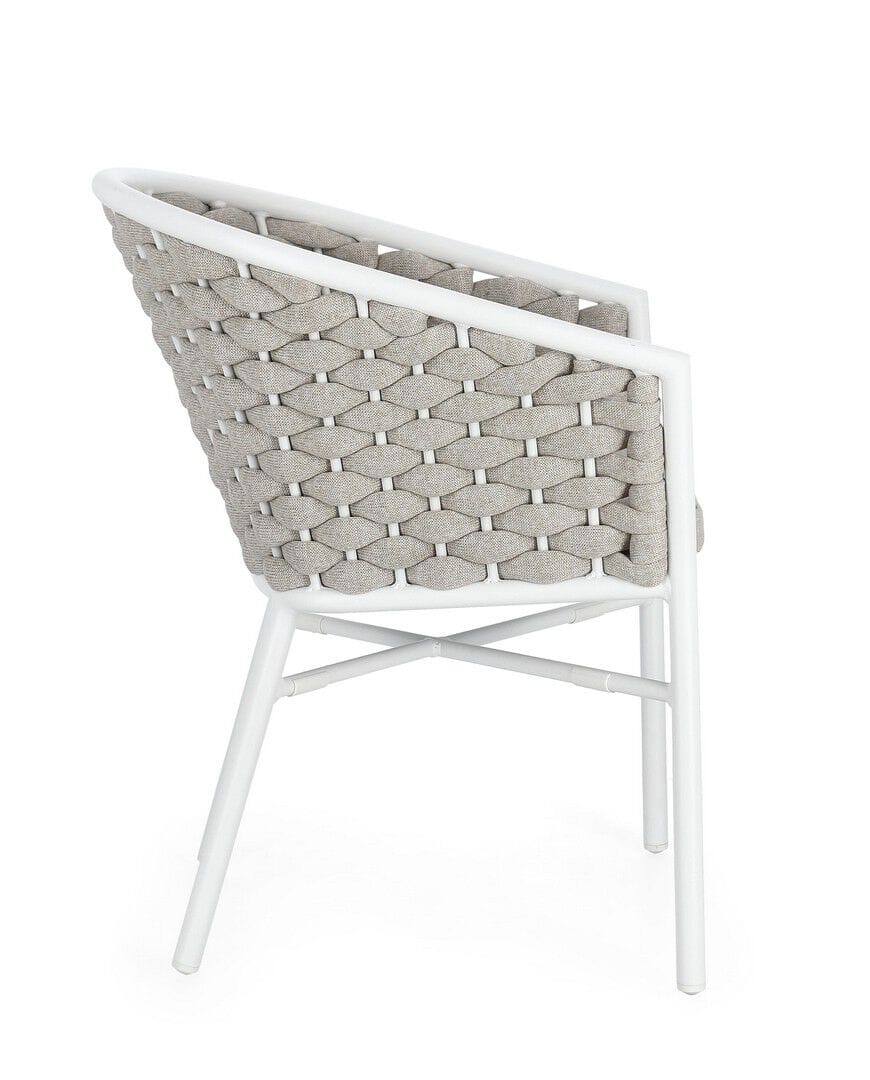Веревочный штабелируемый садовый стул с подлокотниками BIZZOTTO MARGALIDA ARCH-00005680 - Вид №11