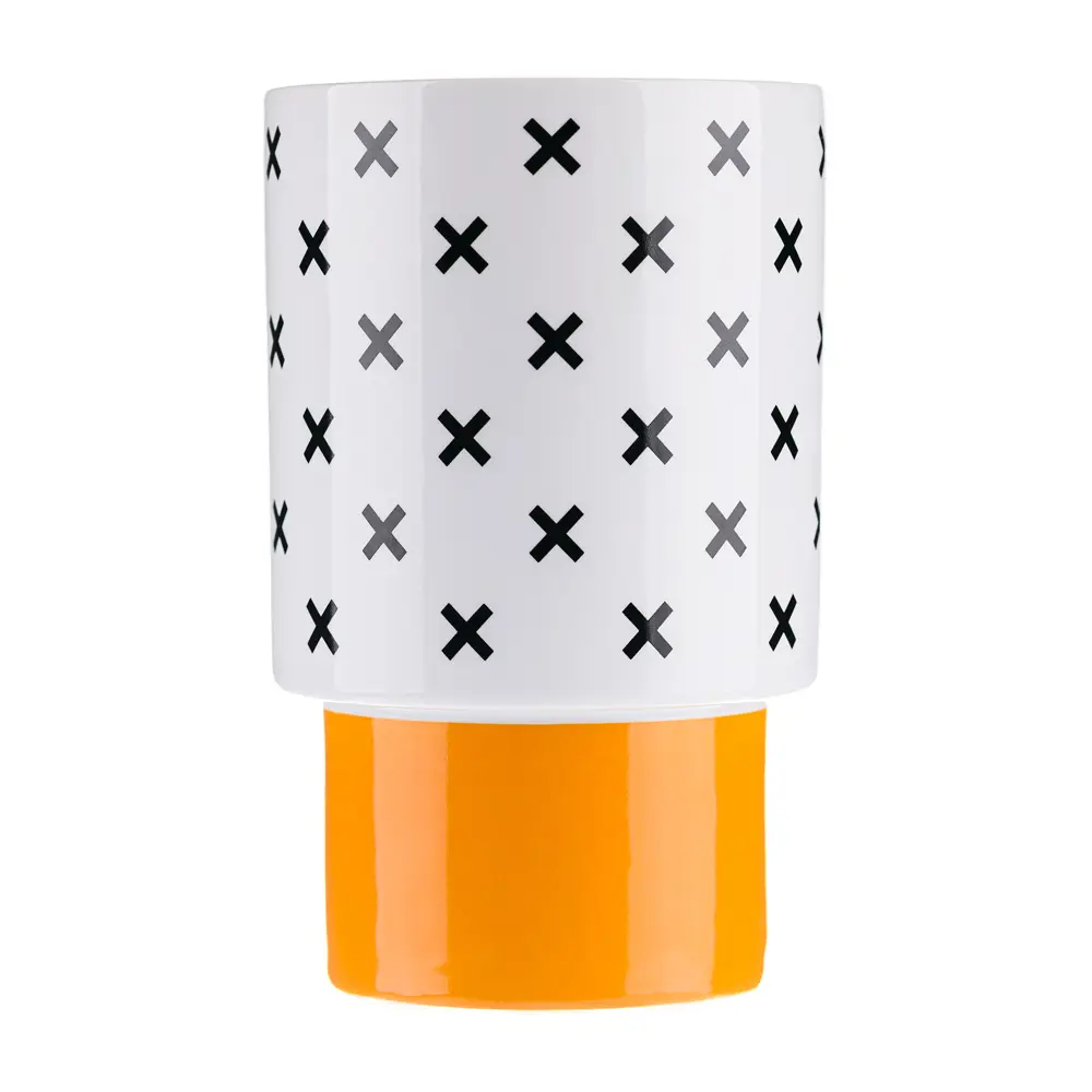 Стакан для зубных щёток Moroshka Memphis керамика цвет белый/жёлтый/чёрный STLM-2127792 - Вид №2