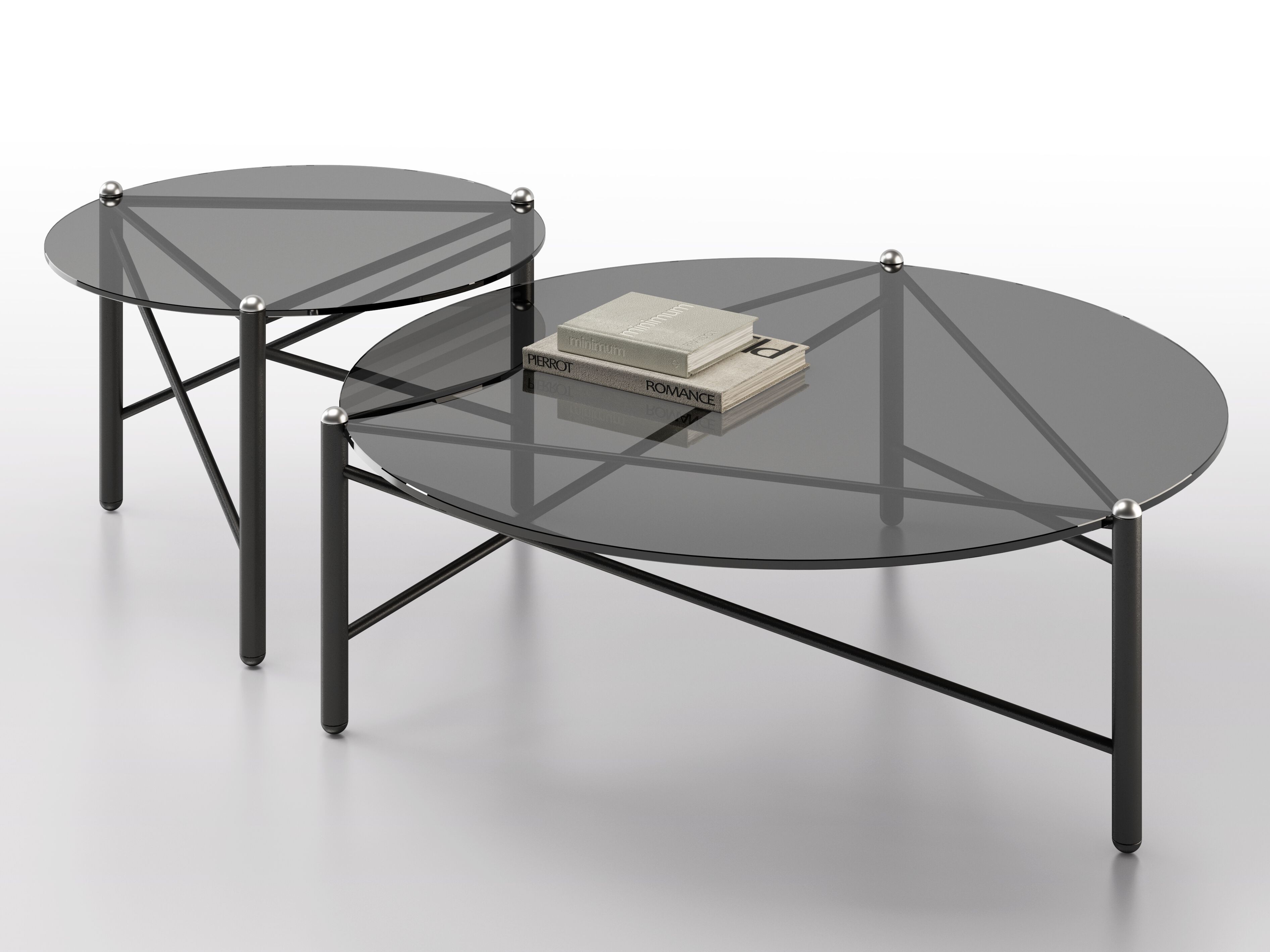 Круглый Хрустальный журнальный столик BBB VITRUVIO ARCH-00123926