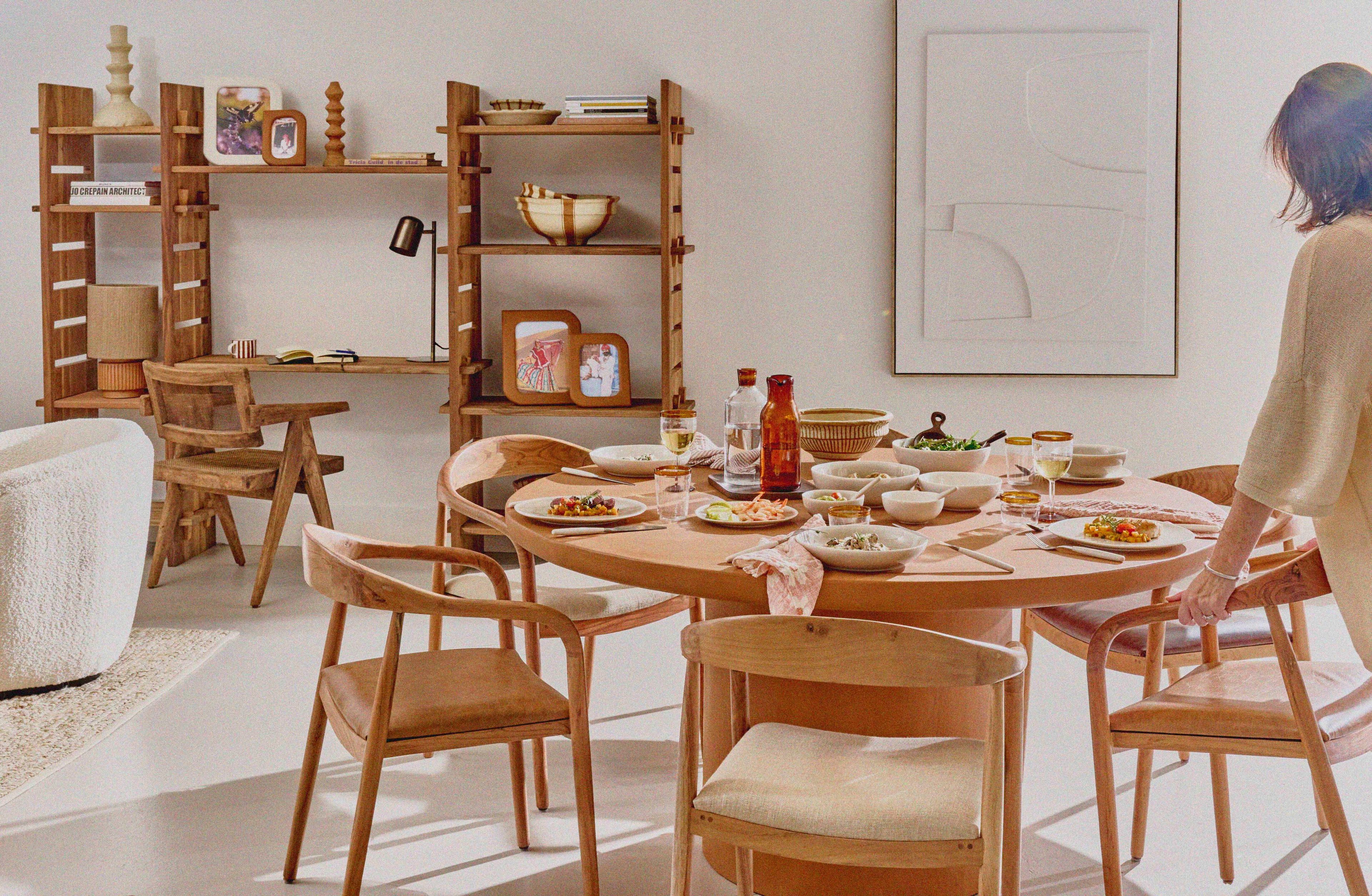 Восстановленная деревянная секционная полка POMAX MURCIA ARCH-00085752 - Вид №14