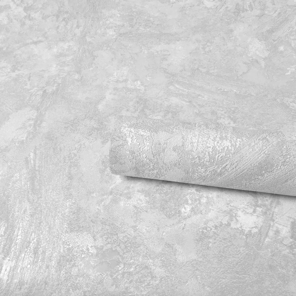 Обои флизелиновые Erismann Bergamo серые с эффектом штукатурки 89420877 STLM-1563616 - Вид №2