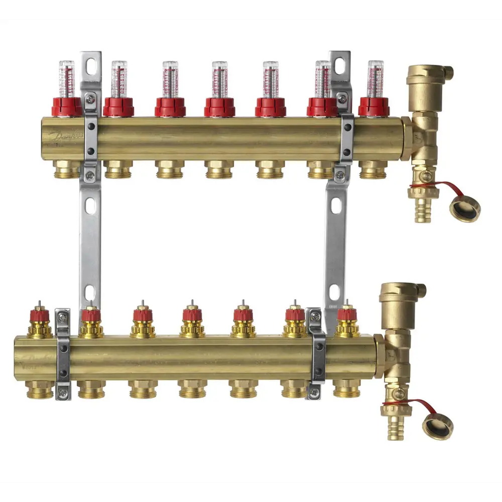 Комплект коллекторов Danfoss FHF-7F 7 контуров STLM-2027313