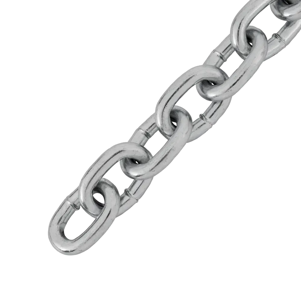 Цепь DIN 766 8 мм короткое звено 1 м сталь оцинкованная НЕВСКИЙ КРЕПЕЖ STLM-2174503