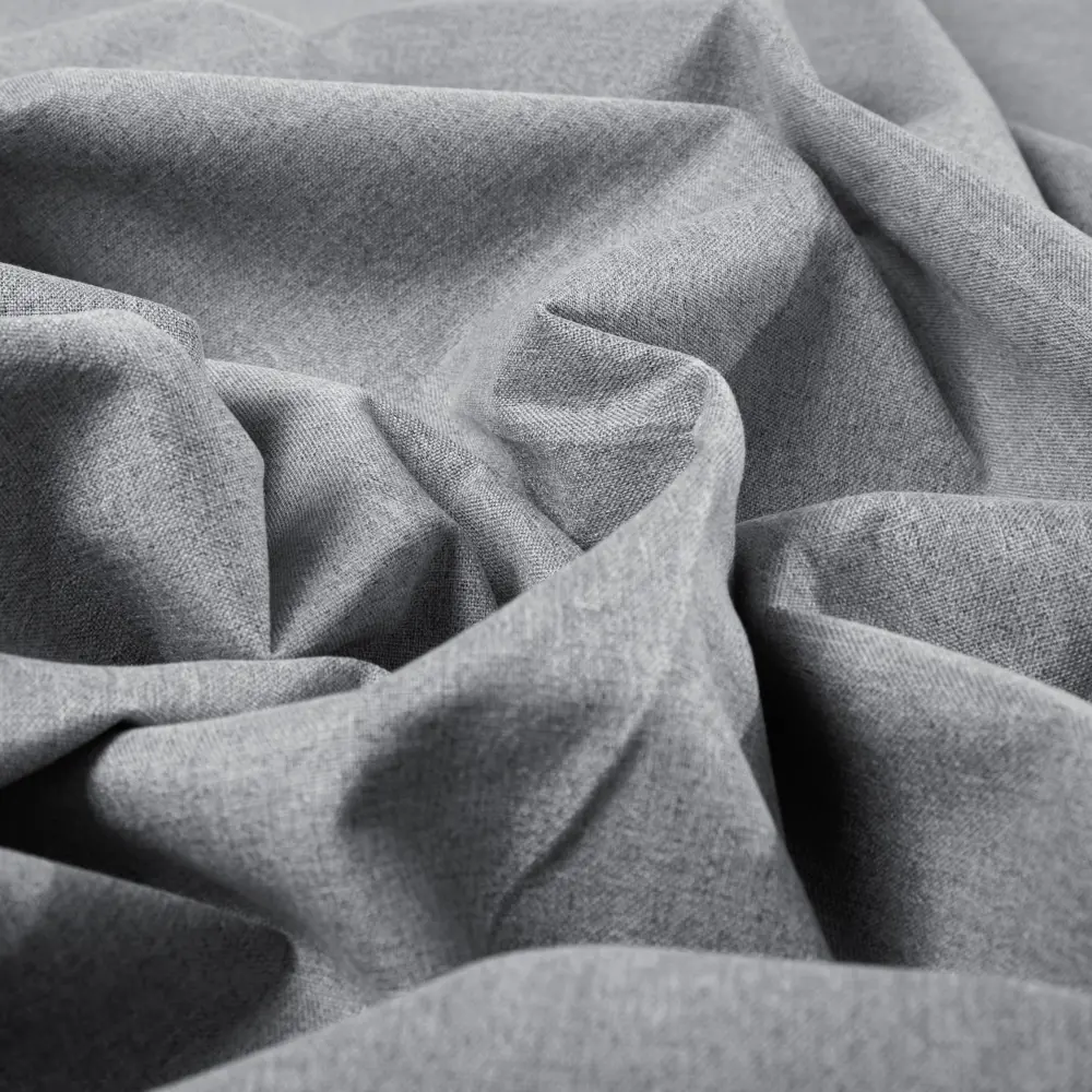 Штора на ленте Ника 200x270 см цвет темно-серый СТОЛИЦА ТЕКСТИЛЯ STLM-2057156 - Вид №1