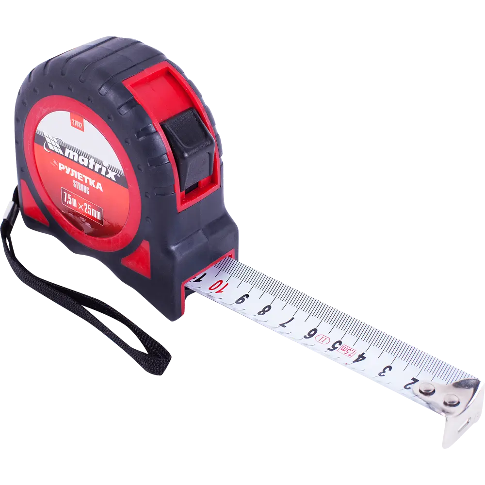 Рулетка Matrix Strong 31082 с автостопом 7.5 м х 25 мм STLM-2015175