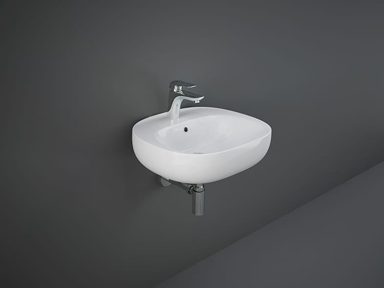 Керамическая овальная подвесная раковина RAK Ceramics RAK-Illusion ARCH-00126794 - Вид №3