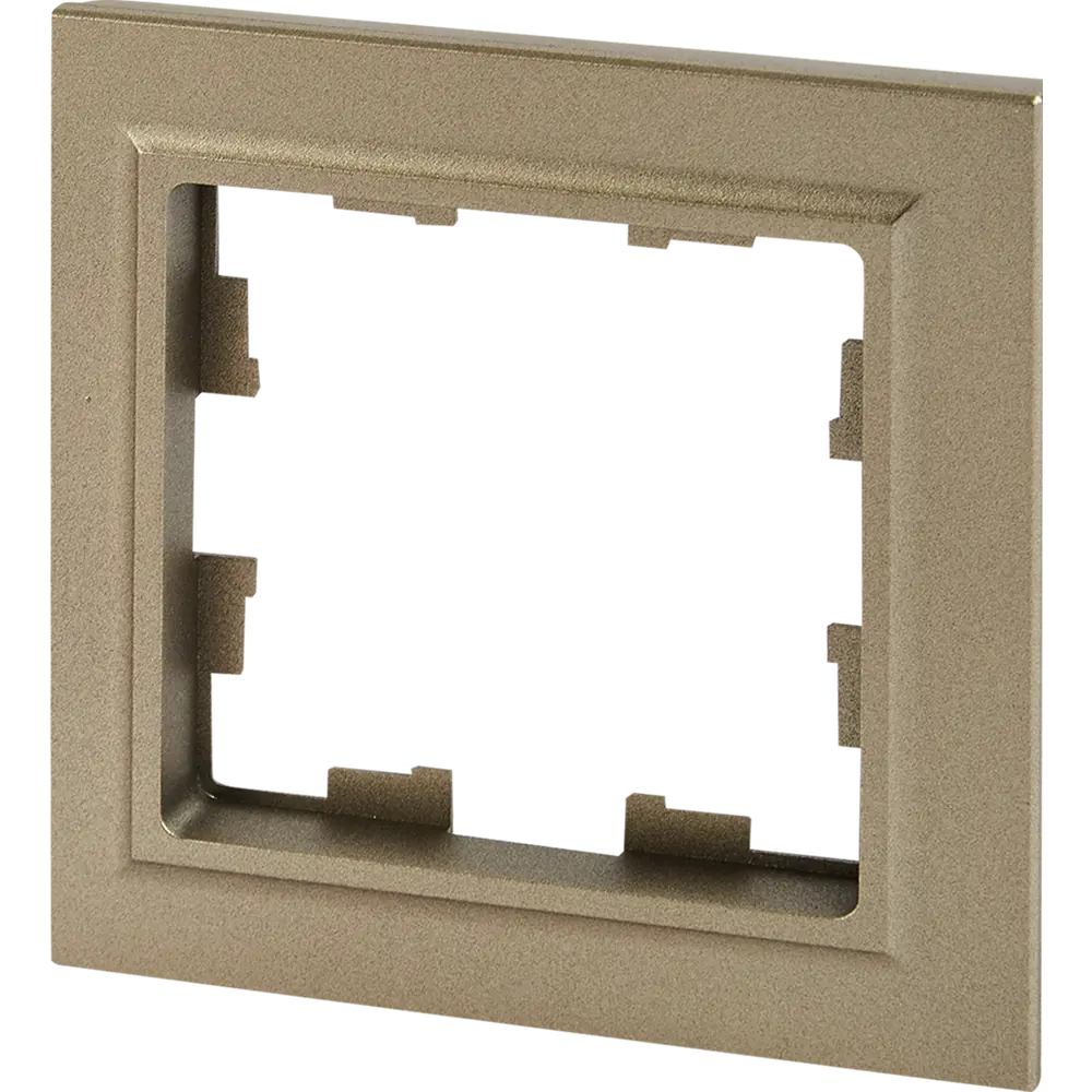 Рамка IEK Brite для розетки и выключателя в элегантном цвете шампань 87761363 STLM-1563446 - Вид №2