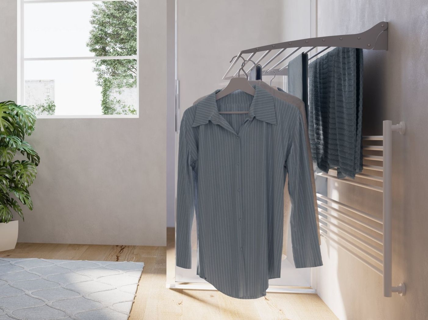 Компактная настенная сушилка для белья Foxydry FOXYDRY FOLD ARCH-00067611