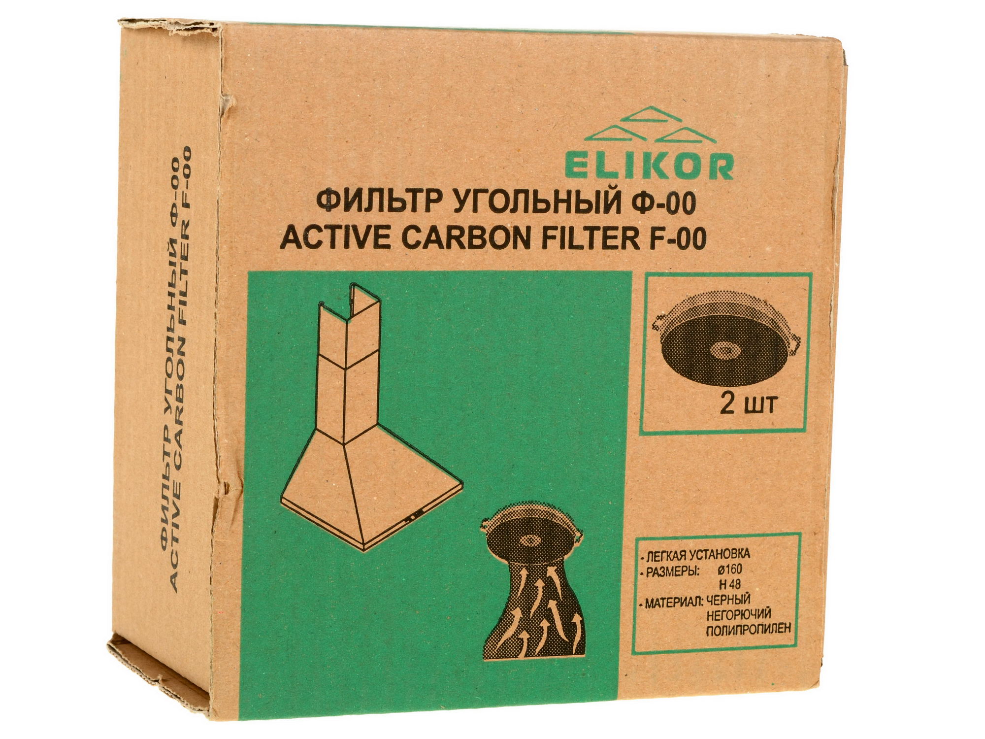 0176296 Фильтр угольный ELIKOR Ф-00 STDN-0121875 - Вид №3