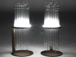 Paolo Castelli Настольная лампа из боросиликатного стекла и металла My lamp