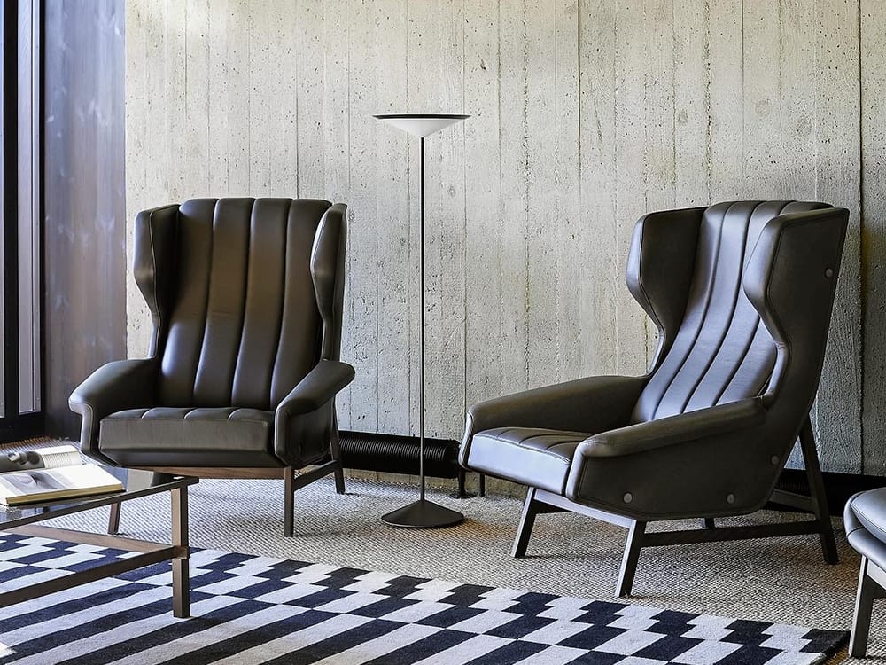 Кожаное кресло Tacchini ARCH-00145154