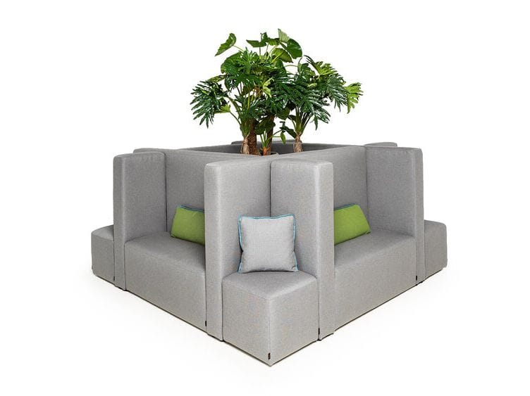 Тканевый диван с высокой спинкой IKONO офис ARCH-00020845 - Вид №1