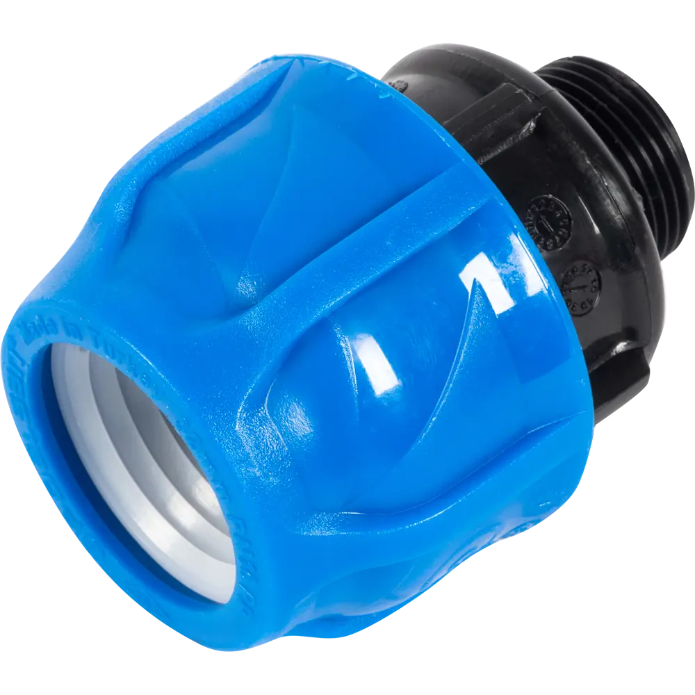 ПОЛИТЭК Муфта переходная 3/4" для соединения полиэтиленовых труб 13503440 STLM-0003232