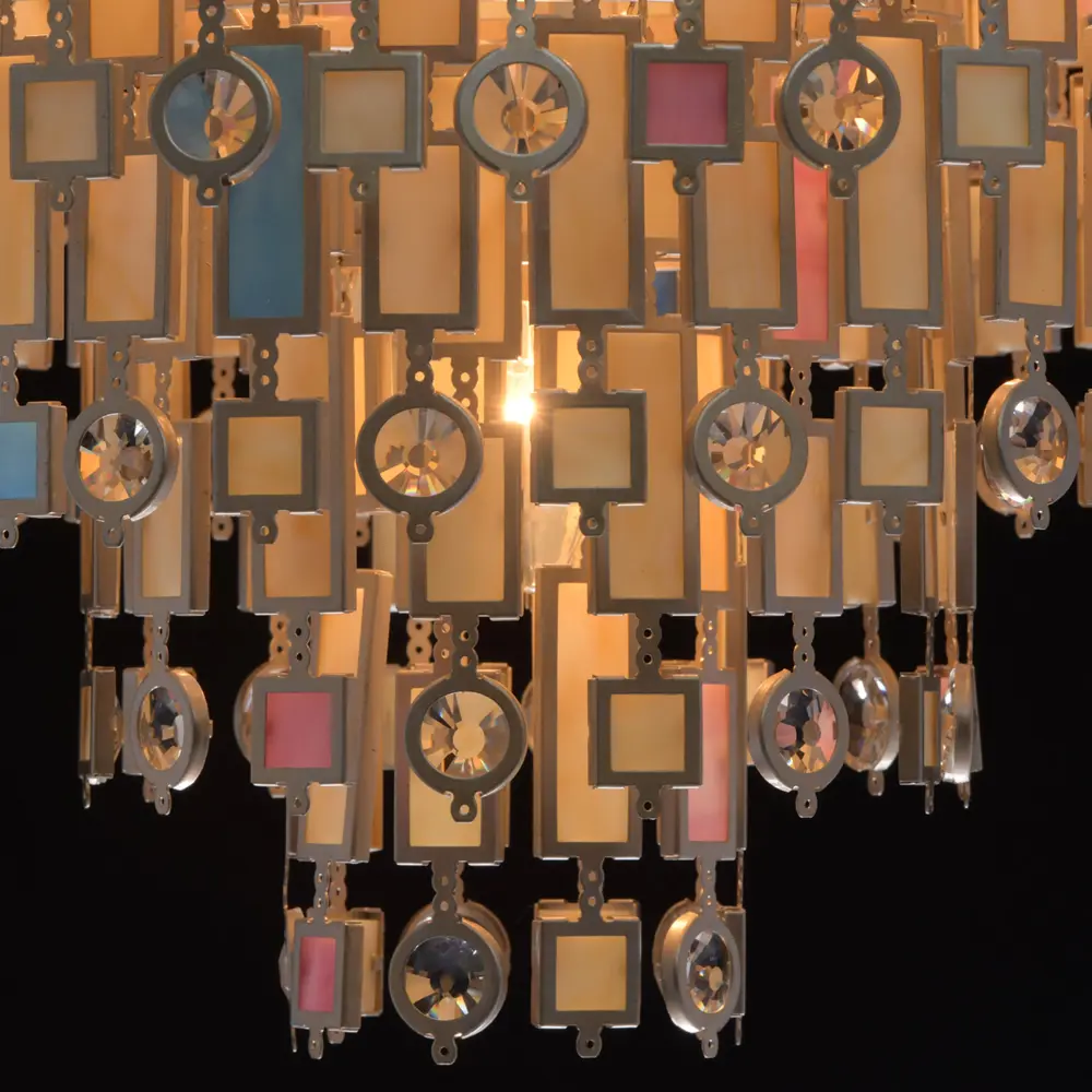 Люстра хрустальная потолочная «Марокко», 7 ламп, 14 м², цвет бежевый MW-Light STLM-2073971 - Вид №4