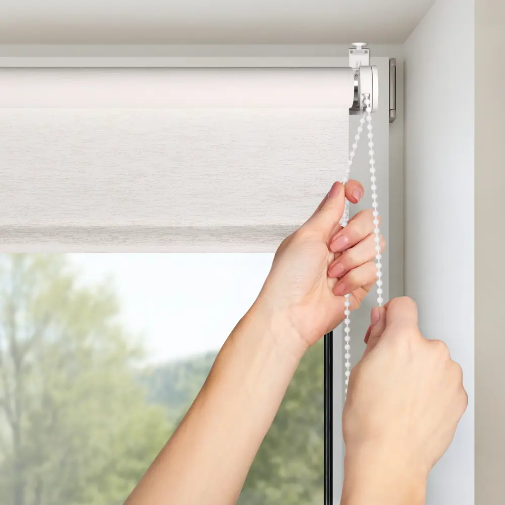 Штора рулонная Shine 90x160 см белая PRAKTO STLM-2182528 - Вид №5