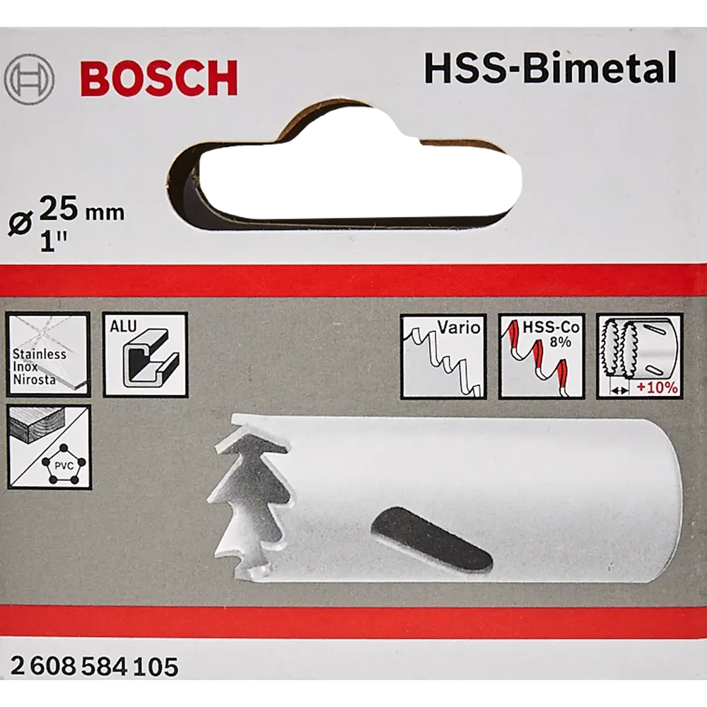 Коронка по стали биметаллическая Bosch 2608584105 25 мм BOSCH PROFESSIONAL STLM-2133364 - Вид №2