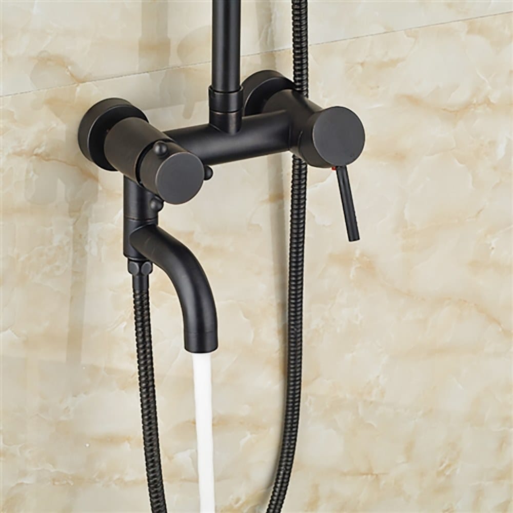 Латунная настенная душевая колонна с ручным душем Fontana Showers FS-7605R ARCH-00116331 - Вид №1