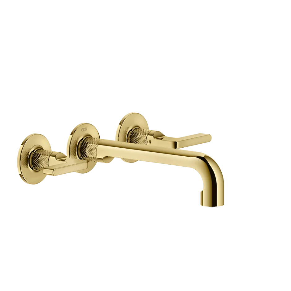 Группа умывальников 58090 246 Gessi Inciso ЗОЛОТОЙ PVD 58090246